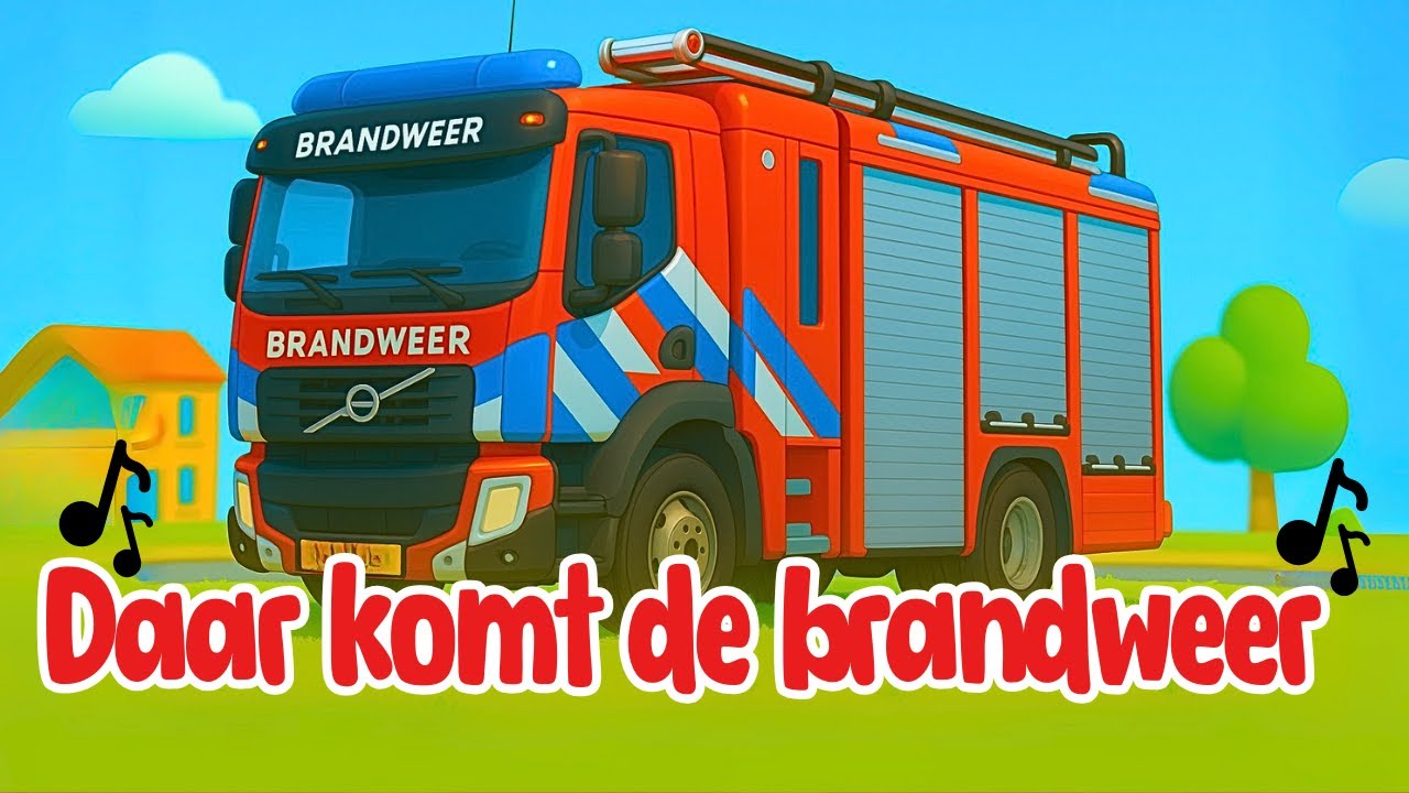 Daar komt de brandweer! 🚒 | Brandweer kinderliedje voor peuters & kleuters | ZingZoMee