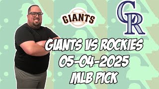 San Francisco Giants vs Colorado Rockies 25 MLB Pick Prediction MLB Betting Tips