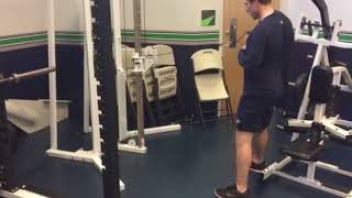 Hip hinge to 1 arm cable row