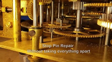 Clock Repair. Chiming Stop Pin Repair