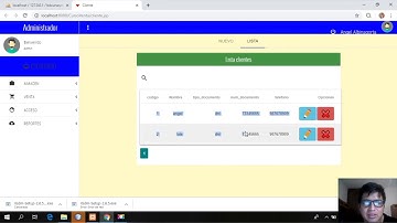 21 Listar tabla cliente (sistema de ventas, java jsp, Servlet,mysql,POO)