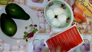 Нереально Вкусный Салат "Нежность" с Авокадо и Крабовыми Палочками! Нереально Вкусный Салат "Нежность" с Авокадо и Крабовыми Палочками!