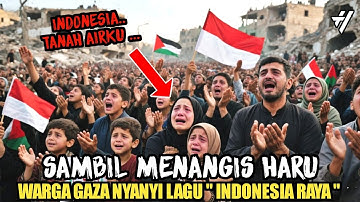 Jutaan Rakyat Palestina Menyanyikan Indonesia Raya, Momen yang Menggetarkan Dunia!