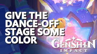 Give the Dance-Off Stage some color Genshin Impact