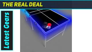 PartyLife 6 ft x 3 ft Ping Pong Table The Ultimate Space-Saving Setup