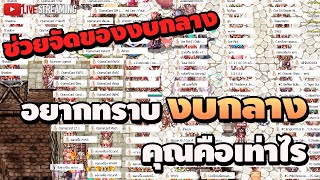 อยากทราบงบกลางคุณคือเท่าไร [ ช่วยจัดของกิจเก็บเวล ]  | Ragnarok Online