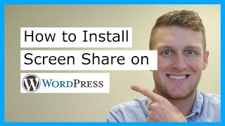 How to install Screen Share on WordPress