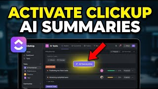 How to activate ClickUp AI for prioritized work summaries - Easy Tutorial
