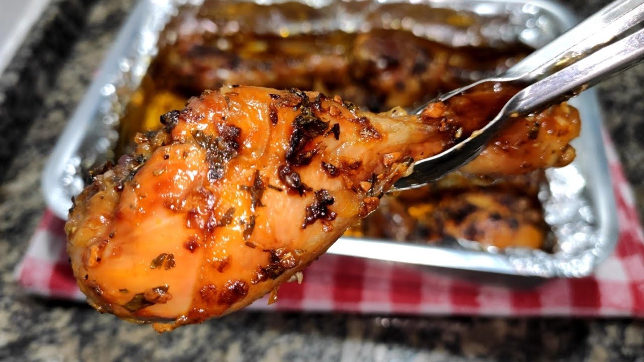 O Segredo da Coxa de frango assada no forno,douradinha ,macia e suculenta só com temperos naturais