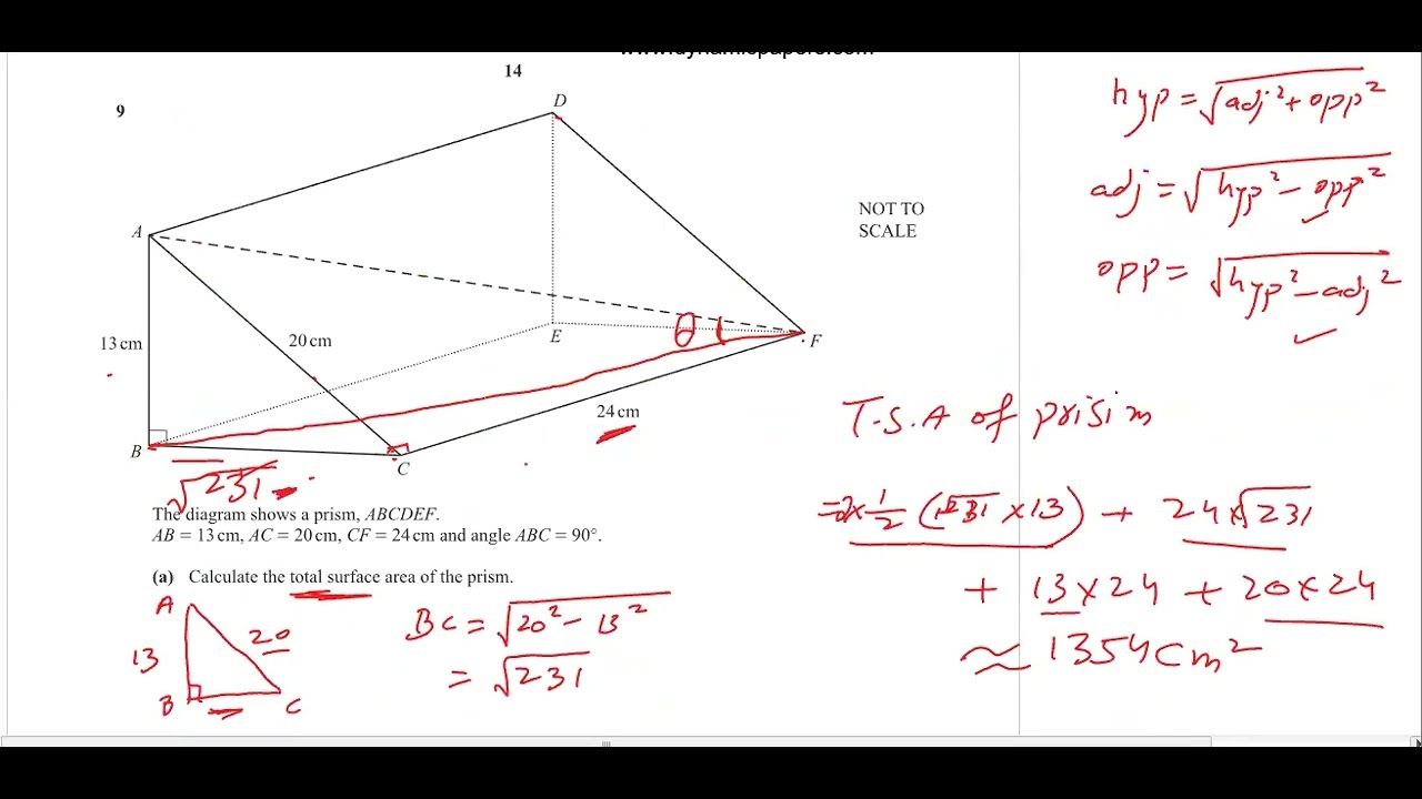 0580/41/M/J/21 IGCSE 0580 Cambridge Mathematics paper 4 May June 2021 ...