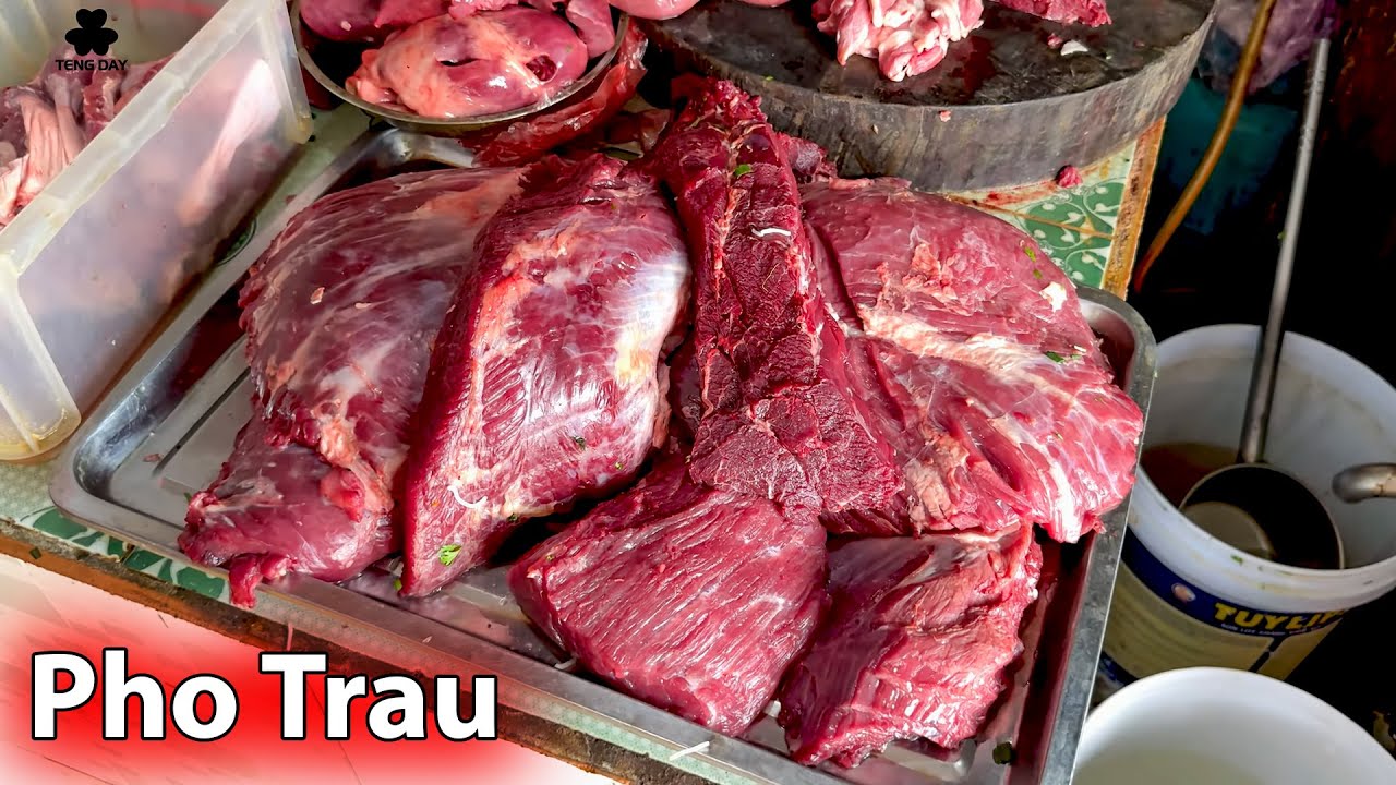 BÚN TRÂU CỐNG THÂN 30K BÁT SIÊU TO NHIỀU THỊT TRÂU | BEEF NOODLE SOUP