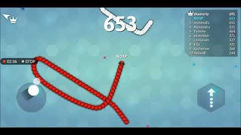Snake.io Gameplay #9 (by Kooapps Games - Fun Word and Brain Puzzle Games) (Android/Google Play)