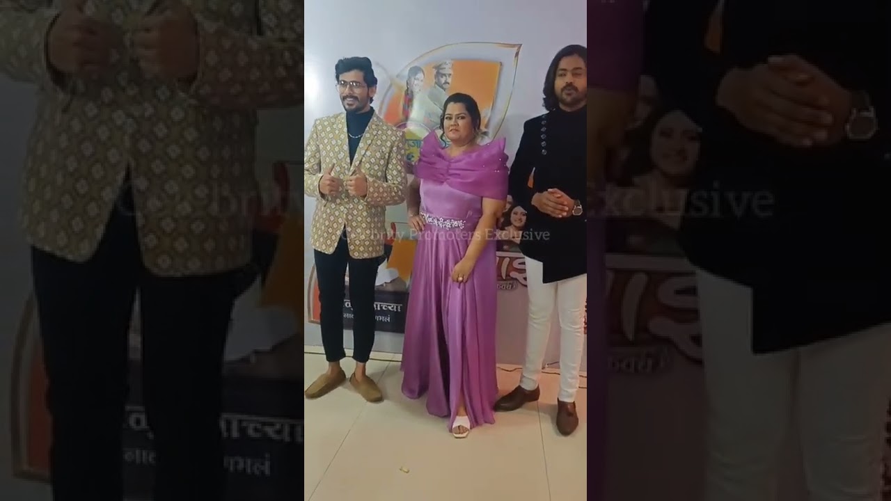 कलर्स मराठी पुरस्कार सोहळ्याच्या रेडकार्पेट वर लतिका,अभिमन्यू व दौलत | Colors Marathi Award 2022