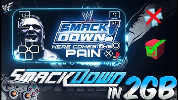🔥 How to Play WWE SmackDown here comes the pain On Android | AetherSX2 60 FPS No Lag Setting