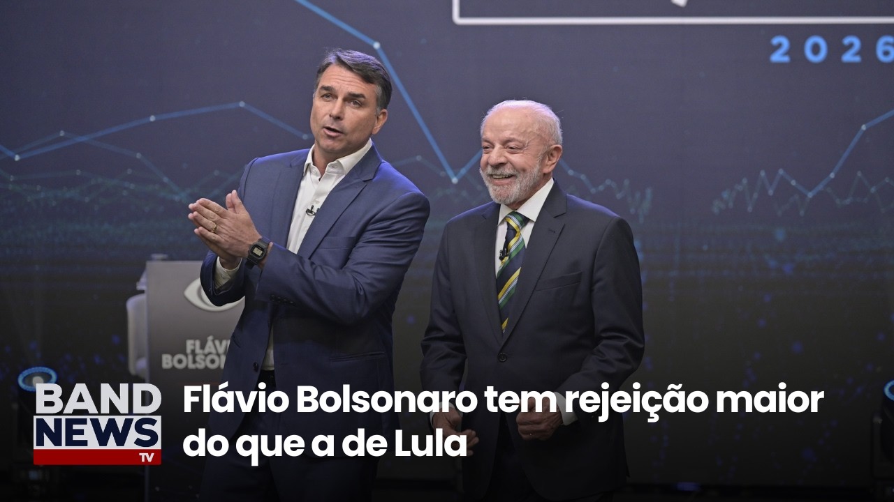 Flávio Bolsonaro tem rejeição maior do que a de Lula | BandNews TV