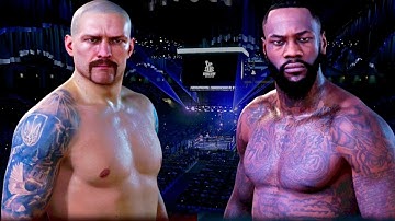 Oleksandr Usyk vs Deontay Wilder FULL FIGHT | Undisputed Boxing Game AI Simulation (CPU vs CPU)