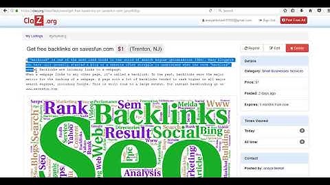 HOW TO BACKLINK ON 99localads.com BY SAVESFUN.COM