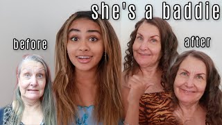 transforming my grandma into a baddie ft. i made a monster