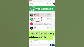 WhatsApp Web SPRAAK- en VIDEO-gesprekken eenvoudig gemaakt!