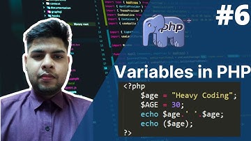 variables in php | php tutorial for beginners full - 6 | php tutorial | php full course #php
