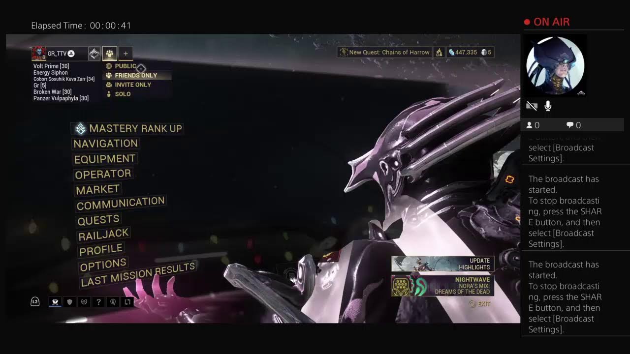 Warframe - daily & weekly grind 