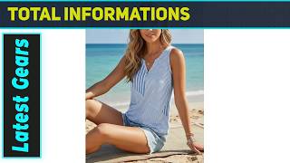 Disamer Tank Tops for Women 2026 Summer Casual Button Do Best Lightweight Summer Style
