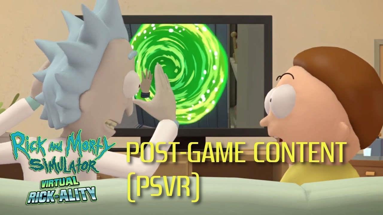 Rick and Morty: Virtual Rick-ality PSVR Post-Game - Secrets and Leaderboards