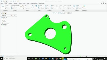 How to import AutoCAD file in Creo parametric