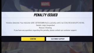 Placements Getting banned for playing Black Widow Any% speedrun