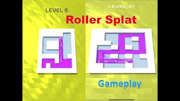 Roller Splat  1 -  100 LEVELS   Voodoo    Android/IOS Gameplay