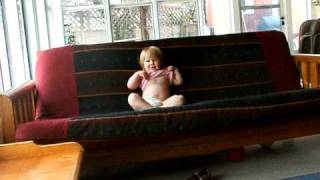 Baby Girl Eats Chickens And Lights