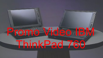 IBM ThinkPad 760 Promo Video from May 1997