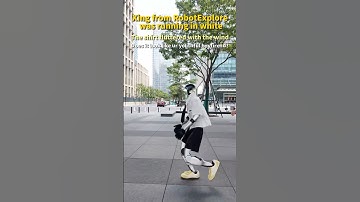 Robot on the run #unitree #robot #robotadventure #funny #humanrobotinteraction