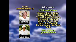 Magdalena Ursula Daytes ~ Long Obituary