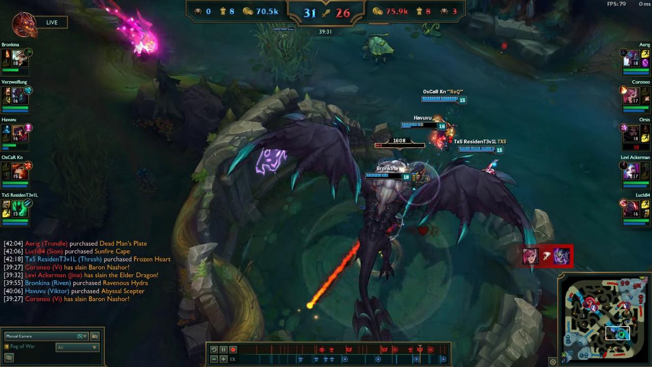 [PLAT] Jinx Elder Drake steal with rocket [while securing Baron] - YouTube