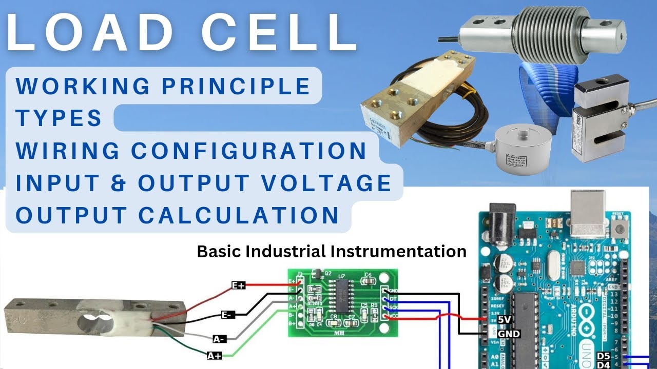 Load Cell Working & types | calibration | wiring #loadcell #weight # ...