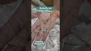 💎Butterfly jewellery set | Minimal kids collection #viralvideo