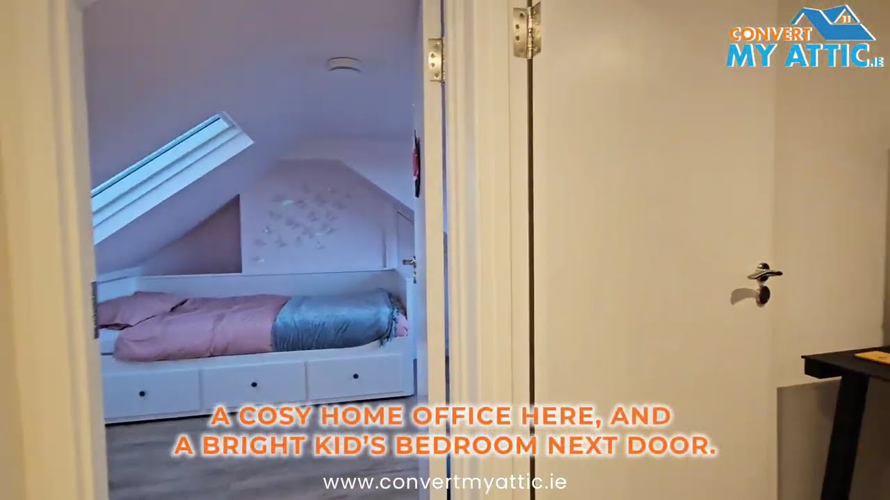 Dormer Attic Conversion | Cosy Bedroom & Home Office Transformation