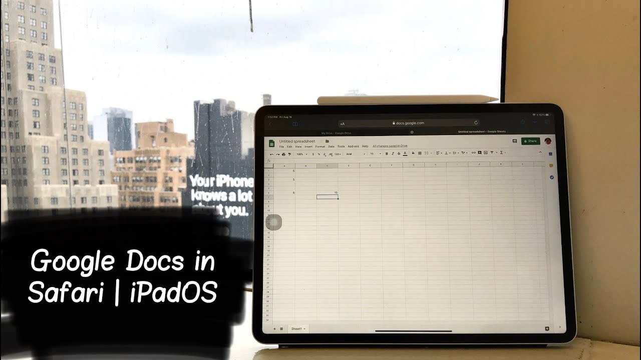 google docs on safari ipad