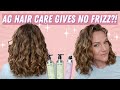 How to Wash &amp; Style Wavy Curly Hair! ft. AG Hair Care