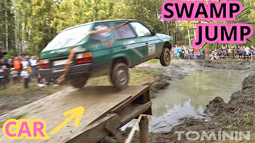 Swamp jumps + rescue Bear 🐻 Car wreck - Best of compilation 2023 🚗🚕🚙