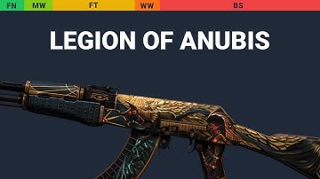 AK-47 Legion of Anubis - Skin Float And Wear Preview