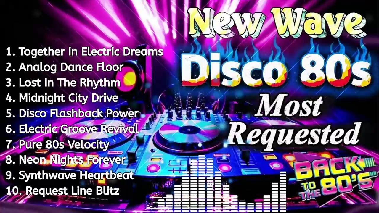 New Nonstop Most Requested Vintage 80s New Wave Dance Mix