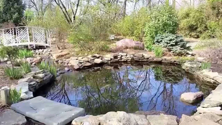 Water Feature at Ward Meade Park, Topeka, Kansas