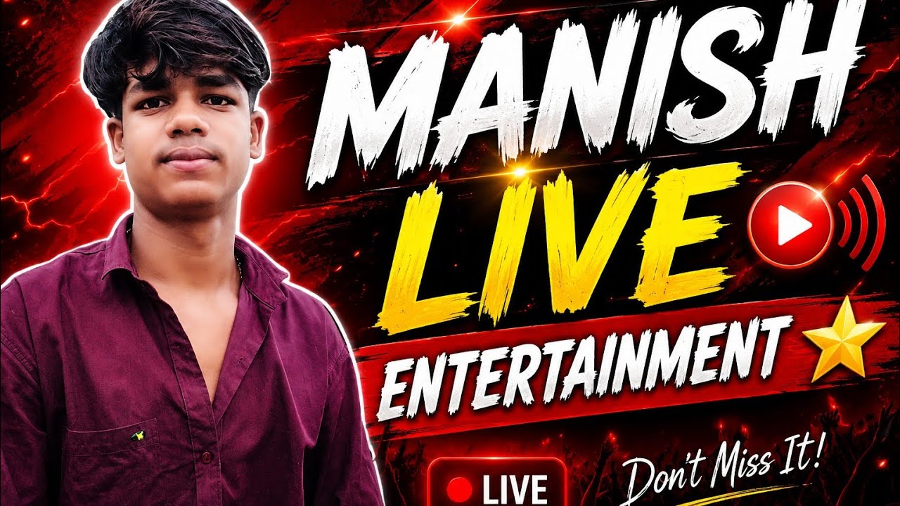 🔴 MANISH LIVE ENTERTAINMENT 🌟 | Comedy, Masti & Full