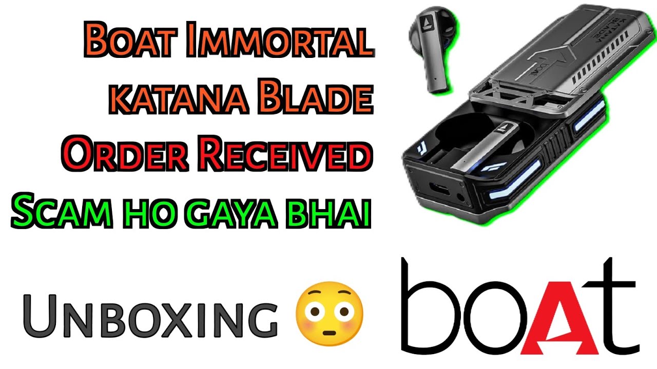 boat immortal katana blade boat immortal katana blade unboxing boat
