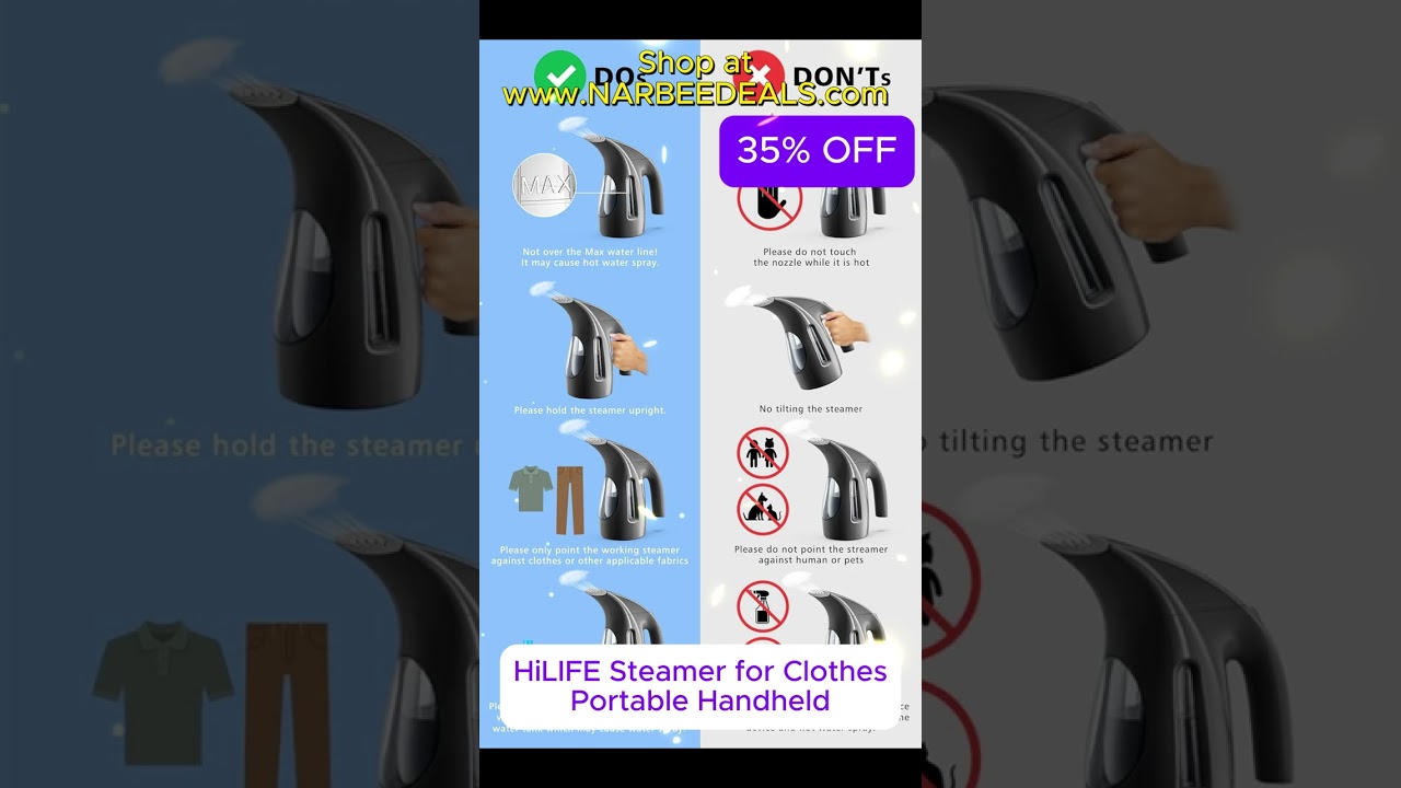 Wrinkle-free clothes on the go