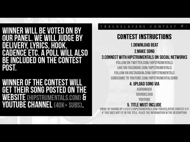 Trackslayers Contest #1 (Sounds By C.O.O.P.) [Hipstrumentals.com] class=