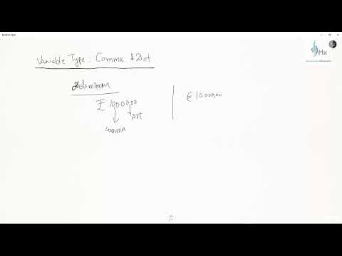 003. SPSS Variable Type Comma & Dot