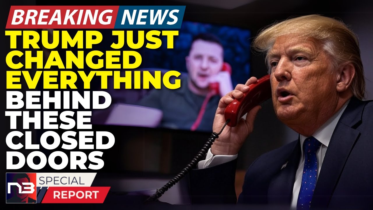 🚨BREAKING: You Won't BELIEVE What Was Said During Trump's Most SECRETIVE Conversation Of 2